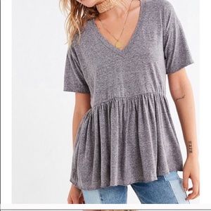 Truly Madly Deeply Peplum Tee (Urban Outfitters)